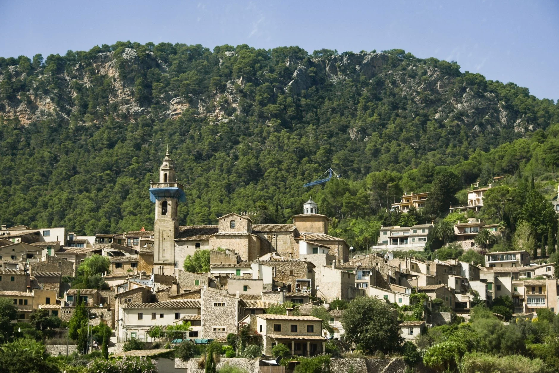 The stone village of Valldemossa in Mallorca's Tramuntana