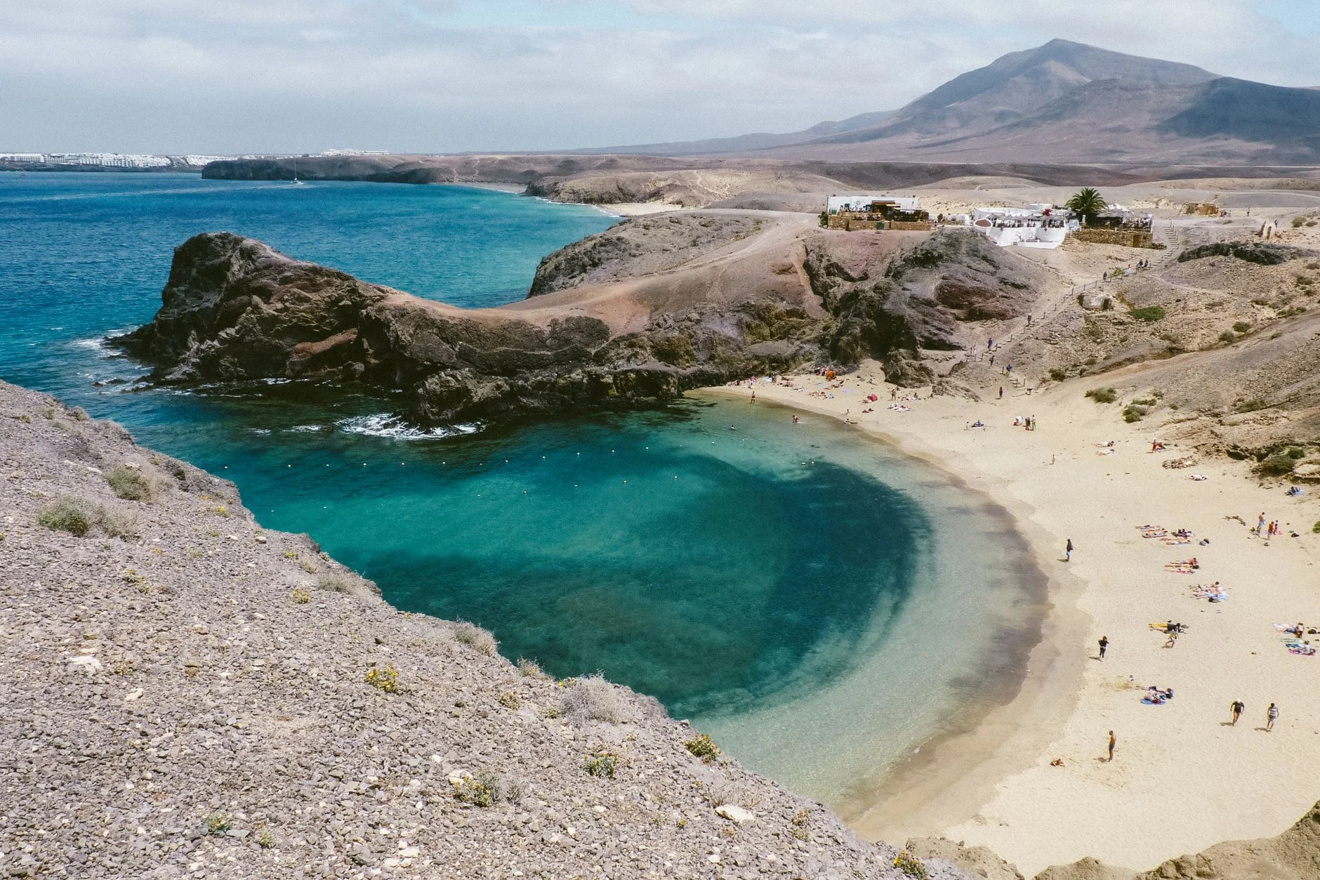 The turquoise coves of Papagayo on Lanzarote