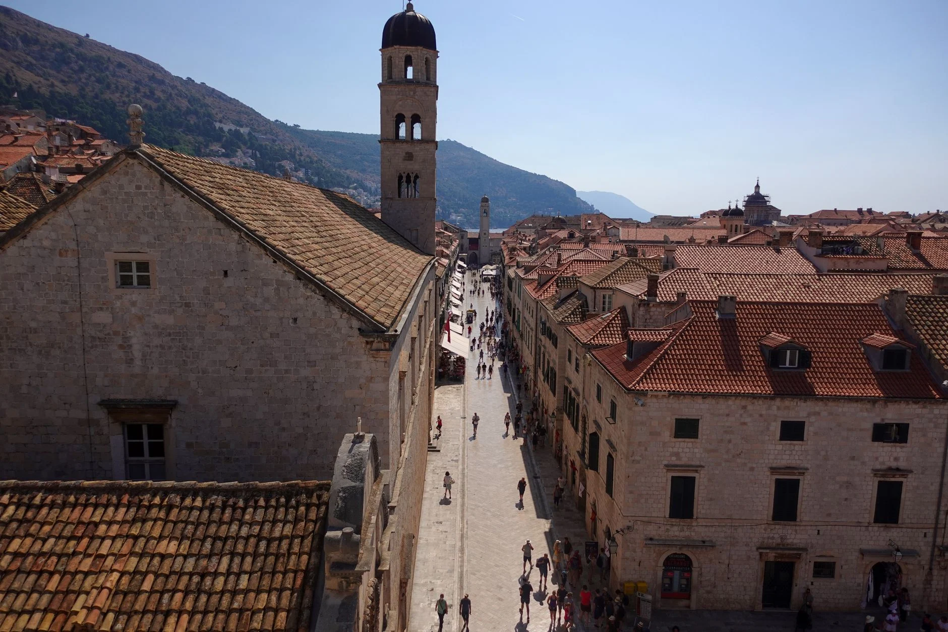 A limestone lane through Dubrovnik's old town
