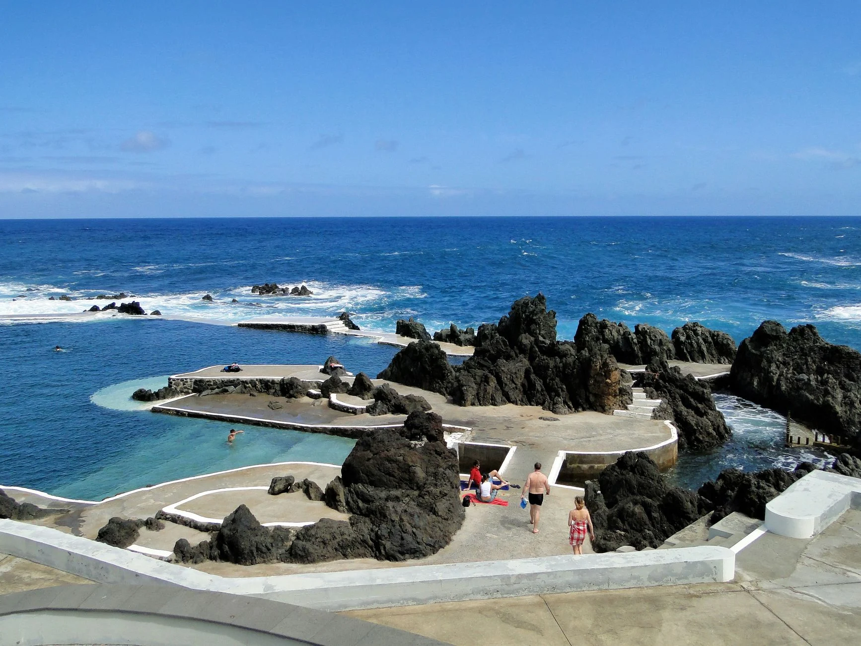 The natural lava pools of Porto Moniz, Madeira